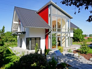 Fertighaus Aktionshaus Vital151 von Bittermann & Weiss Holzhaus Schlüsselfertig ab 321600€, Außenansicht 8