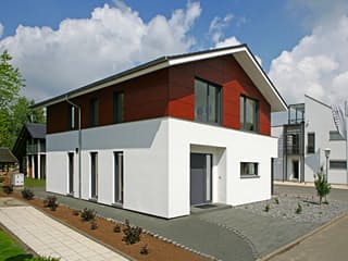 Fertighaus Aktionshaus Vital182 von Bittermann & Weiss Holzhaus Schlüsselfertig ab 362300€, Außenansicht 12