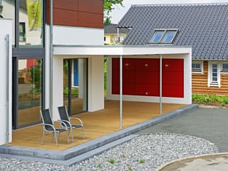 Fertighaus Aktionshaus Vital182 von Bittermann & Weiss Holzhaus Schlüsselfertig ab 362300€, Außenansicht 9