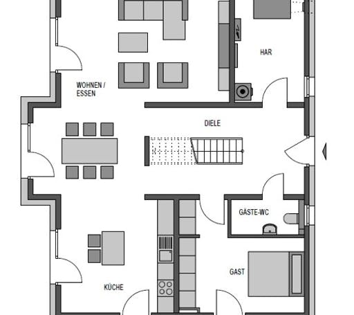 Aktiv-Engergiehaus Floorplan 1