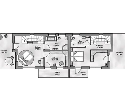 Massivhaus Ala von AUREA Massivhaus, Cubushaus Grundriss 3