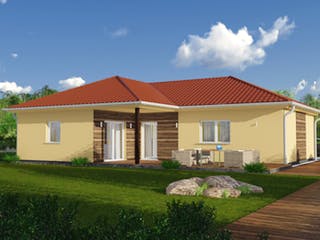 Fertighaus Albertino 118 von Albert Haus Schlüsselfertig ab 179294€, Bungalow Außenansicht 1