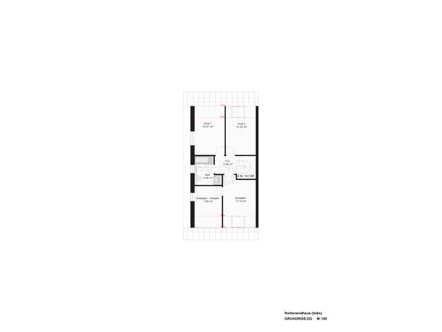 Fertighaus Alessa 142 - Reihenmittelhaus von Klaus Kowalski Immobilien Schlüsselfertig ab 158250€, Grundriss 1
