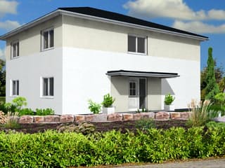 Fertighaus Alexandra 175 von Klaus Kowalski Immobilien, Stadtvilla Außenansicht 1