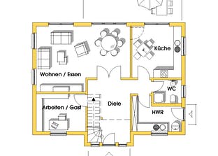 Alexandra (KfW-Effizienzhaus 40) Grundriss