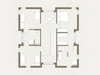 Fertighaus City Villa 1 von allkauf haus, Stadtvilla Grundriss 2