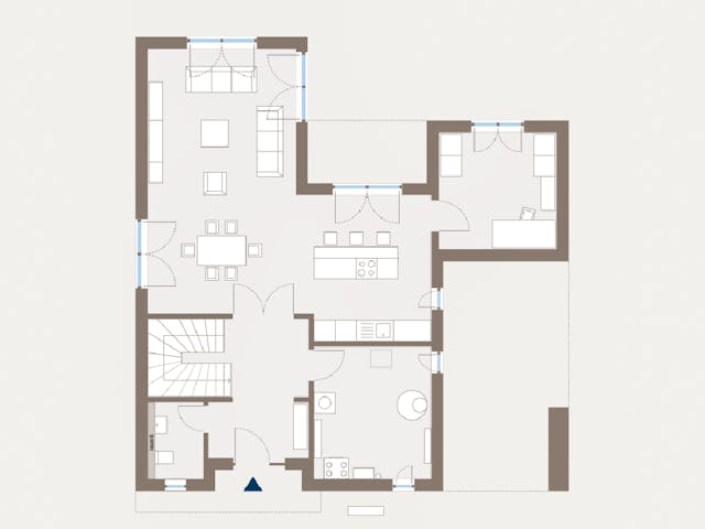 Fertighaus Cult 1 V2 von allkauf haus, Cubushaus Grundriss 1 Fertighaus Cult 1 V2 von allkauf haus, Cubushaus Grundriss 1