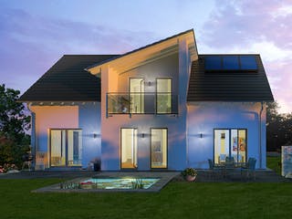 Fertighaus Generation 2 von allkauf haus, Satteldach-Klassiker Außenansicht 1