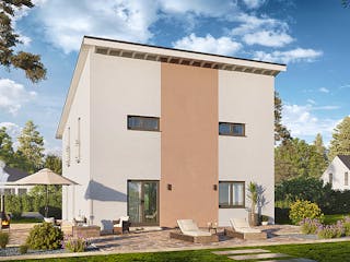 Fertighaus Home 10 von allkauf haus, Satteldach-Klassiker Außenansicht 4