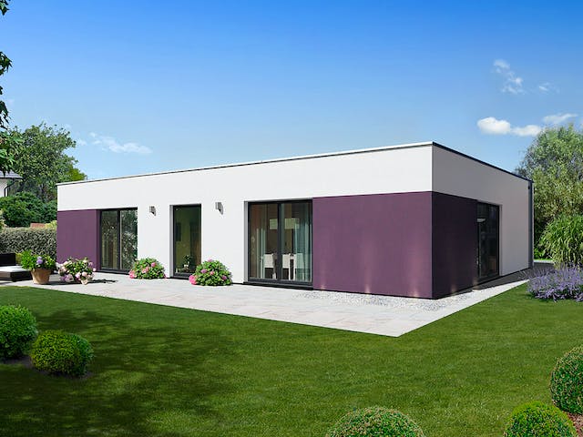 Fertighaus Lifetime 3 von allkauf haus, Bungalow Außenansicht 2