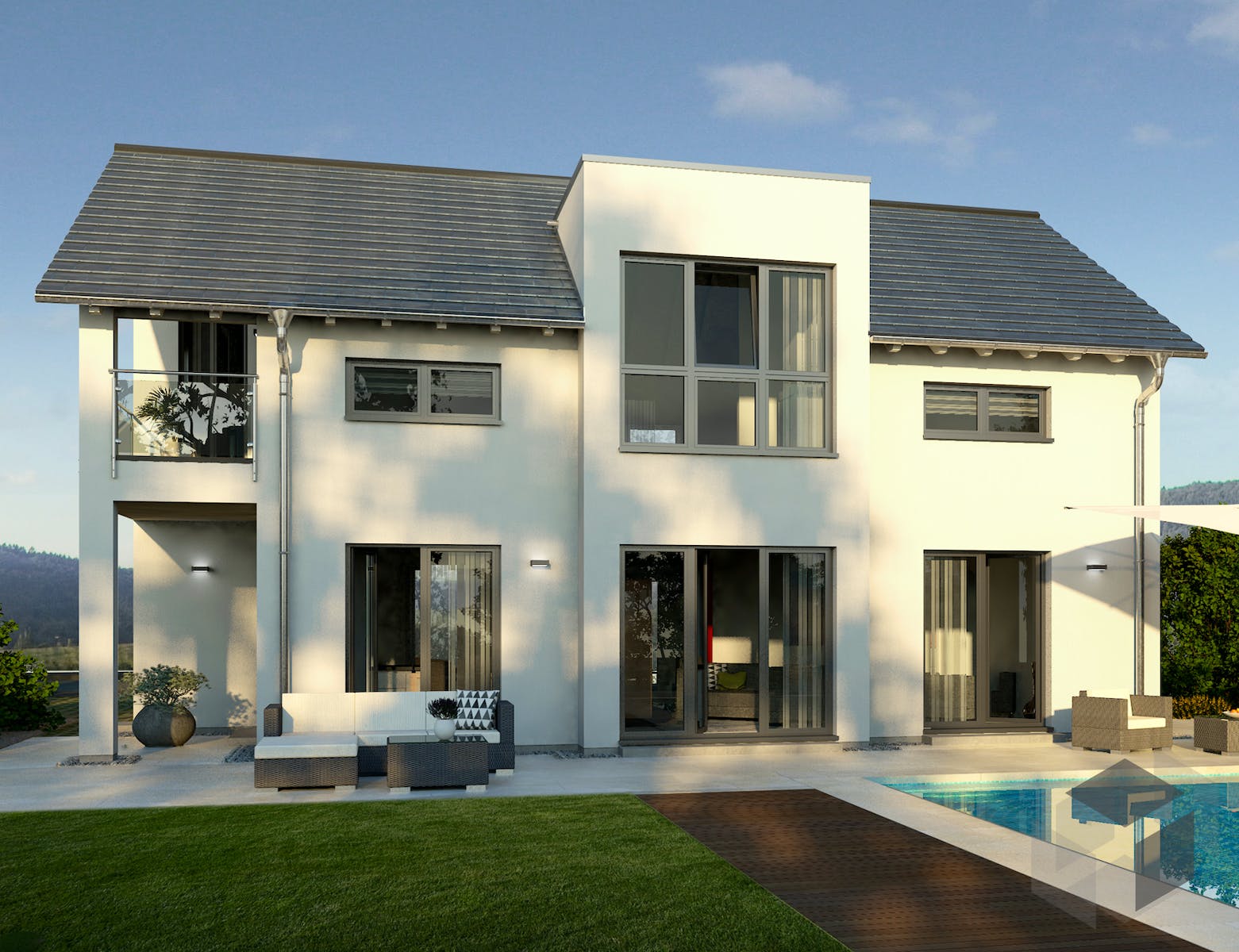 Einfamilienhaus Prestige 1 von allkauf haus Fertighaus.at