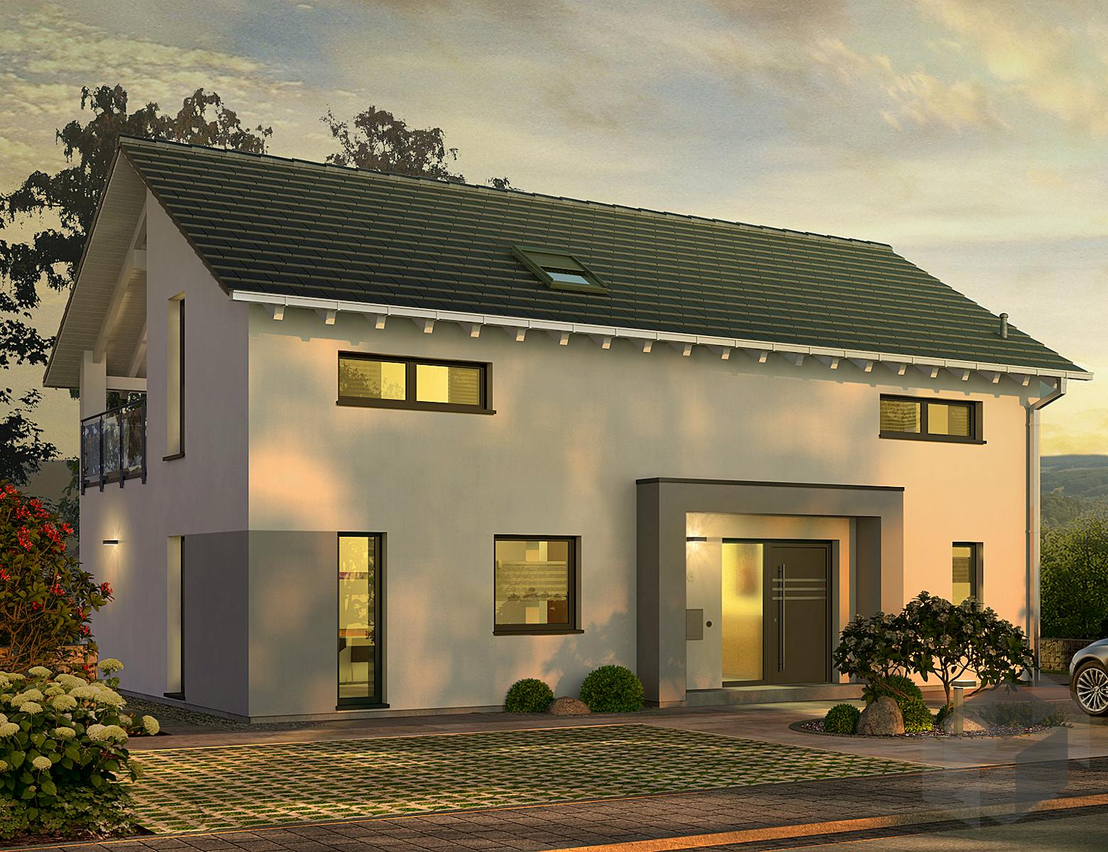 Einfamilienhaus Prestige 2 von allkauf haus Fertighaus.at