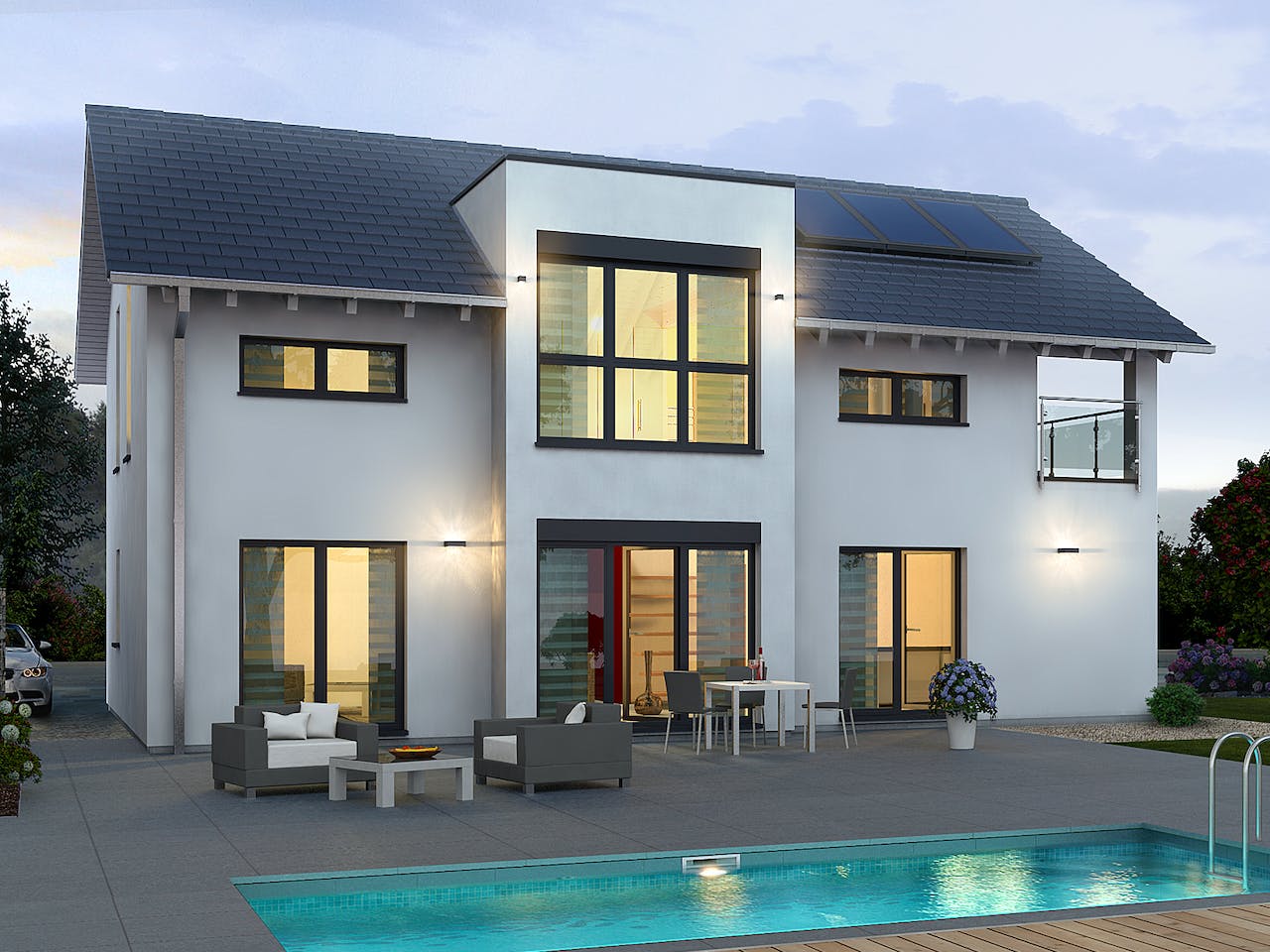 Einfamilienhaus Prestige 2 von allkauf haus Fertighaus.at