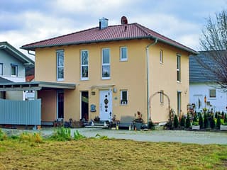 Fertighaus Altenstadt von Iller-Haus Schlüsselfertig ab 215000€, Stadtvilla Außenansicht 1