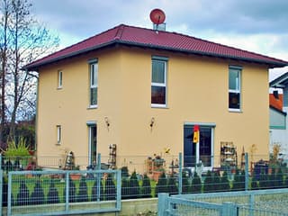 Fertighaus Altenstadt von Iller-Haus Schlüsselfertig ab 215000€, Stadtvilla Außenansicht 2
