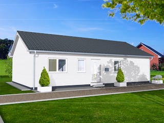 Massivhaus Bungalow 100 von AMB Massivhaus, Bungalow Außenansicht 2