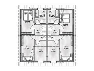 Massivhaus Amiticia von AUREA Massivhaus, Satteldach-Klassiker Grundriss 2