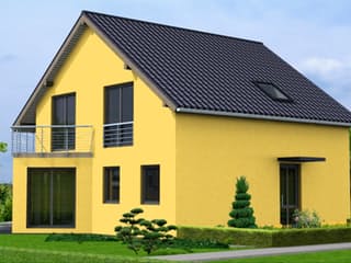 Fertighaus Anita 160 von Klaus Kowalski Immobilien Schlüsselfertig ab 195041€, Satteldach-Klassiker Außenansicht 2