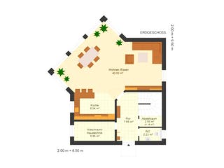 Fertighaus Anita 160 von Klaus Kowalski Immobilien Schlüsselfertig ab 195041€, Satteldach-Klassiker Grundriss 2