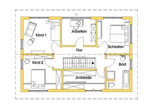 Anke (KfW-Effizienzhaus 40) Grundriss