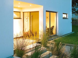 Fertighaus Architektenhaus 772.032 von Beilharz Schlüsselfertig ab 300000€, Cubushaus Außenansicht 3