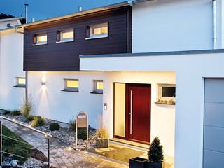 Fertighaus Architektenhaus 772.051 von Beilharz Schlüsselfertig ab 300000€, Cubushaus Außenansicht 2