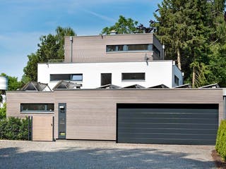 Fertighaus Architektenhaus 772.313 von Beilharz Schlüsselfertig ab 300000€, Cubushaus Außenansicht 1