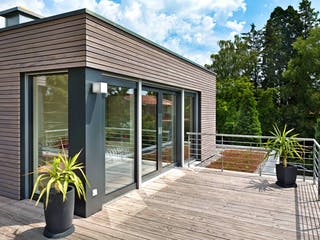 Fertighaus Architektenhaus 772.313 von Beilharz Schlüsselfertig ab 300000€, Cubushaus Außenansicht 4