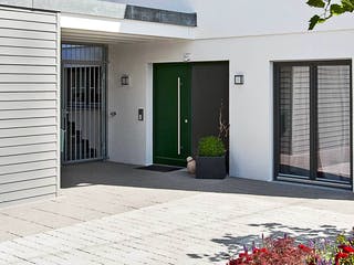 Fertighaus Architektenhaus 772.330 von Beilharz Schlüsselfertig ab 300000€, Satteldach-Klassiker Außenansicht 5