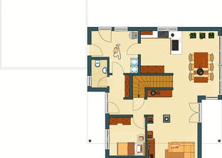 AT - Das Einfamilienhaus mit Flachdach Grundriss