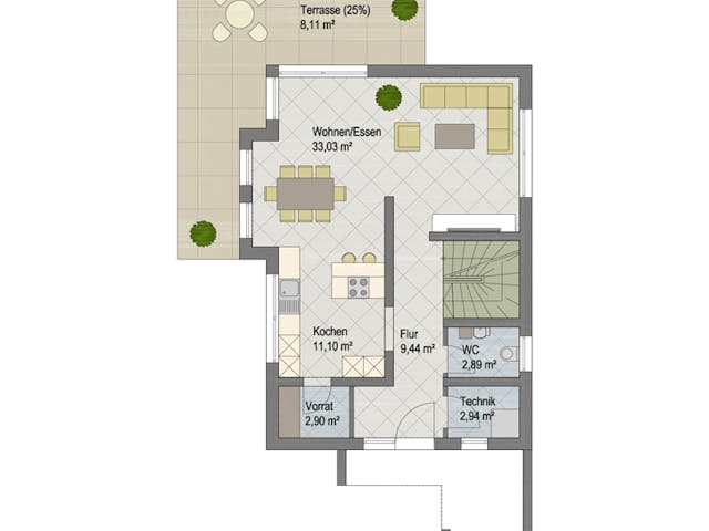 Massivhaus Cleveland von ARGISOL-Bausysteme Bausatzhaus ab 41370€, Satteldach-Klassiker Grundriss 1 Massivhaus Cleveland von ARGISOL-Bausysteme Bausatzhaus ab 41370€, Satteldach-Klassiker Grundriss 1