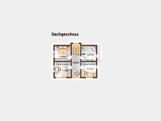 Massivhaus Art Haus von Wagener Systemhausbau Schlüsselfertig ab 182000€, Pultdachhaus Grundriss 1