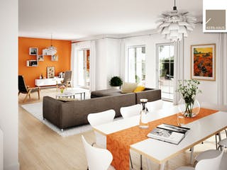 Massivhaus Stadtvilla Aurelio von Kern-Haus Schlüsselfertig ab 574900€, Stadtvilla Innenansicht 1