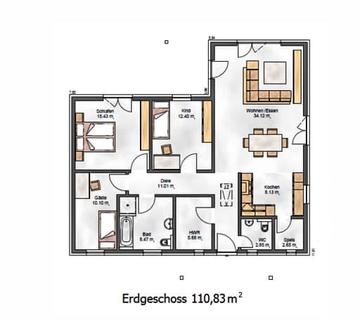 Das Ausgewogene 113 Floorplan 1