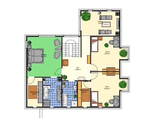 Massivhaus Weidenröschen von AVOS Hausbau Schlüsselfertig ab 789000€, Cubushaus Grundriss 2