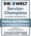 Award Heinz von Heiden 3 - Die Welt Service-Champion
