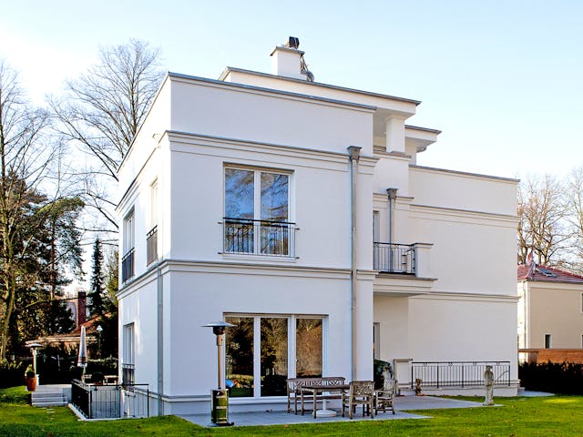 Massivhaus Schlachtensee von Aye-Bau Schlüsselfertig ab 871800€, Stadtvilla Außenansicht 2