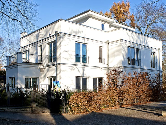 Massivhaus Schlachtensee von Aye-Bau Schlüsselfertig ab 871800€, Stadtvilla Außenansicht 4