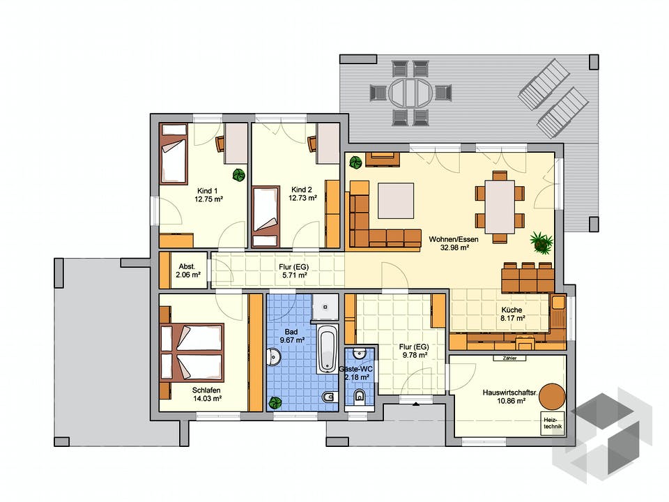 Karismo von Fingerhut Haus Grundriss