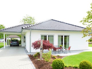 Fertighaus Suno von Fingerhut Haus Schlüsselfertig ab 395692€, Bungalow Außenansicht 1