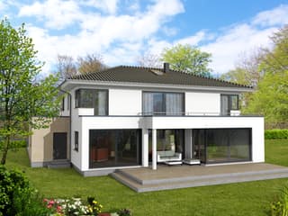 Fertighaus Bad Muskau von SOLID-HAUS Schlüsselfertig ab 367200€, Stadtvilla Außenansicht 1