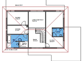Fertighaus Bad Muskau von SOLID-HAUS Schlüsselfertig ab 367200€, Stadtvilla Grundriss 1