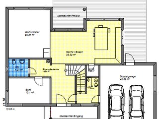 Fertighaus Bad Muskau von SOLID-HAUS Schlüsselfertig ab 367200€, Stadtvilla Grundriss 2
