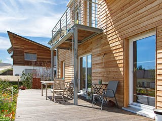 Fertighaus Balance 772.311 von Beilharz Schlüsselfertig ab 250000€, Satteldach-Klassiker Außenansicht 4