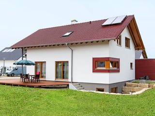 Fertighaus Balance 772.340 von Beilharz Schlüsselfertig ab 250000€, Satteldach-Klassiker Außenansicht 2