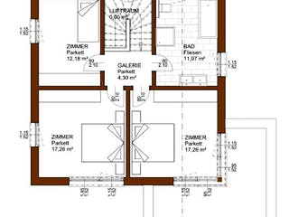 Blockhaus Balance 146 von Rubner Haus Schlüsselfertig ab 360000€, Cubushaus Grundriss 2