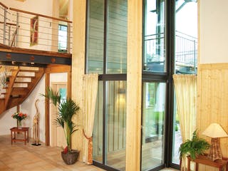 Fertighaus Bambus von Stommel Haus Schlüsselfertig ab 300000€, Blockhaus Innenansicht 13