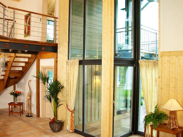 Fertighaus Bambus von Stommel Haus Schlüsselfertig ab 300000€, Blockhaus Innenansicht 13