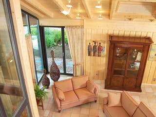 Fertighaus Bambus von Stommel Haus Schlüsselfertig ab 300000€, Blockhaus Innenansicht 14