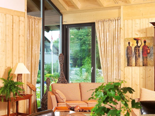 Fertighaus Bambus von Stommel Haus Schlüsselfertig ab 300000€, Blockhaus Innenansicht 15